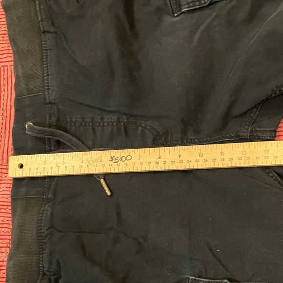 H & M men’s size Large skinny fit black cargo pants - FADED - Picture 13 of 16